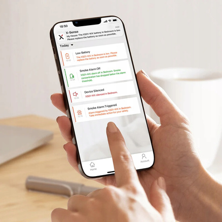 Czujka dymu X-Sense XS01-WX Autonomiczna WiFi