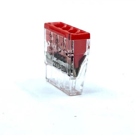 SZYBKOZŁĄCZKA WAGO NA DRUT 4x0,5-2,5mm² 100szt