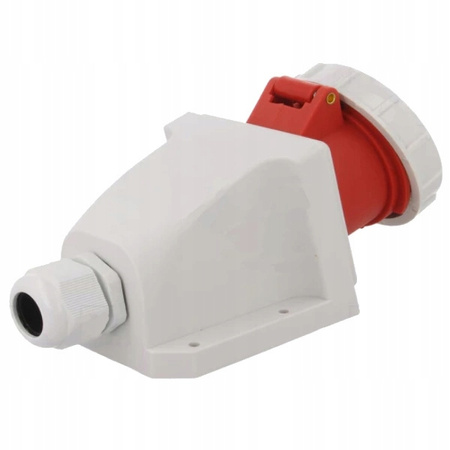 Gniazdo siłowe stałe 16A 5P 400V IP67 Pawbol B.1938 hermetyczne