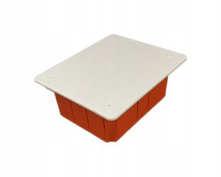 Puszka instalacyjna podtynkowa 158x127x70 OL 10004 PAWBOL z białą pokrywą