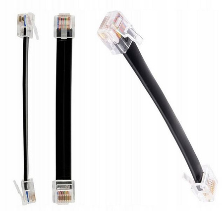 Patchcord krosowy RJ45/RJ45 0.1m 5 sztuk