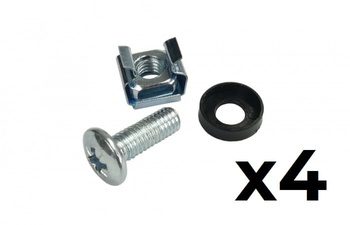 ADD-RACKMNT Śruby montażowe M6 - 4 sztuki