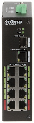 Switch przemysłowy POE/EPOE Dahua LR2110-8ET-120