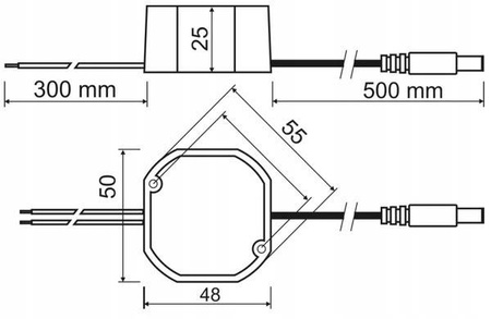 Zasilacz impuls. hermet. 12V 1A PSC12010 PULSAR