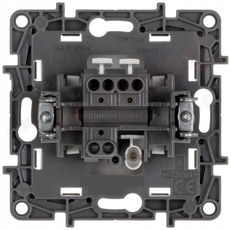 LEGRAND Niloe Step CZARNY Łącznik jednobiegunowy 863501