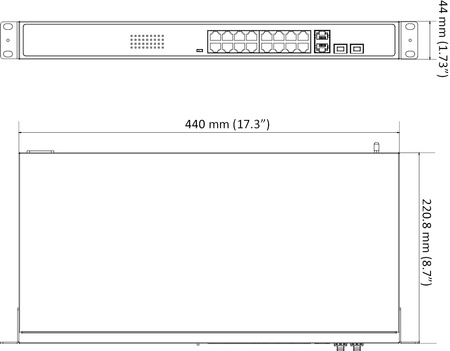 Switch PoE HIKVISION DS-3E0318P-E(B)