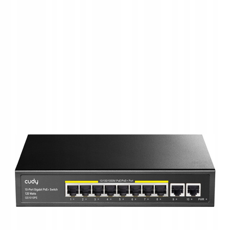 Switch POE Cudy GS1010PE 8xGE PoE+ 120W 2xGb Uplink