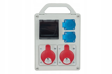 Rozdzielnica Pawbol B.1702R 2x16A/5P 2x16A/250V 4 mod