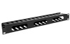 Rack 19 Organizator kabli 1U metalowy