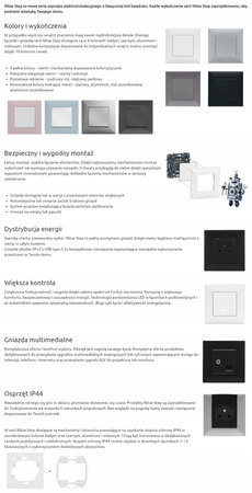 LEGRAND Niloe CZARNY Przycisk pojedyńczy 863509