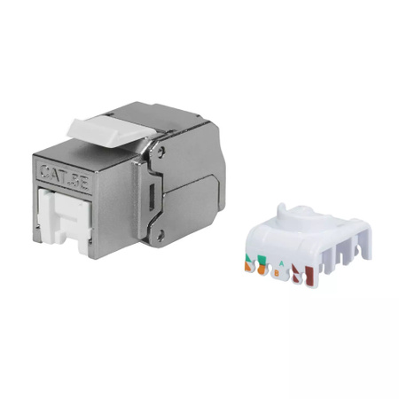 RJ45 Złącze Keystone FTP kat.5 180st