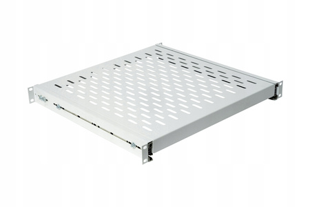 Rack 19 Półka 1U L550 SZARA