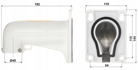 KAMERA IP SZYBKOOBROTOWA ZEWNĘTRZNA DS-2SE4C425MWG-E(14F0) TandemVu ColorVu