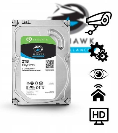 Dysk Twardy 2TB SEAGATE SkyHawk ST2000VX008
