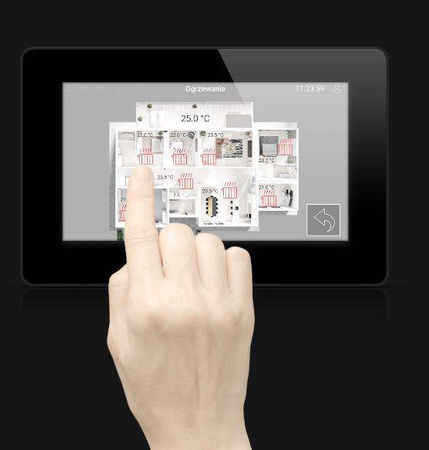 Manipulator dotykowy 4 3 SATEL INT-TSG2-B czarny