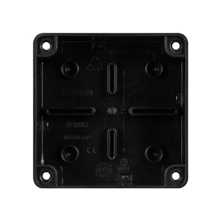 Puszka instalacyjna natynkowa 100x100x50 czarna