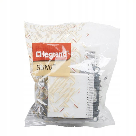 LEGRAND Suno BIAŁY Łącznik jednobiegunowy 721101