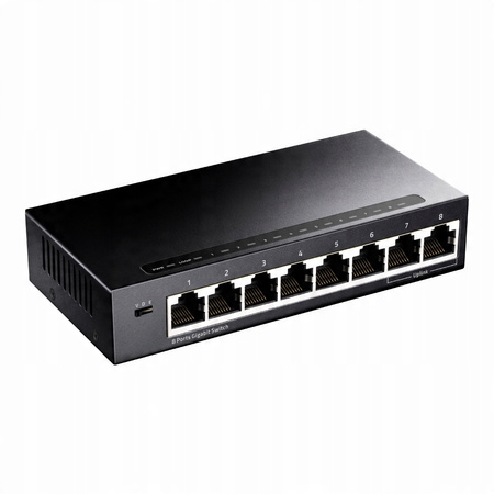 SWITCH LAN 8-port GS108 1Gbps 10/100/1000 metalowy
