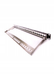 Rack 19 Patch panel KEYSTONE 24 port