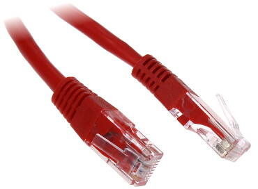 PATCHCORD RJ45/6/0.5-RED 0.5 m