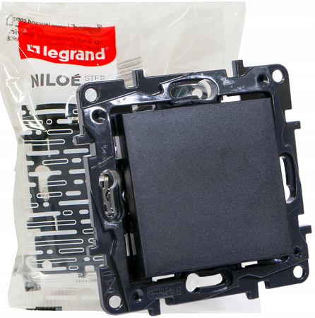 LEGRAND Niloe Step CZARNY Łącznik jednobiegunowy 863501