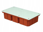 Puszka instalacyjna podtynkowa 291x153x70 OL 10006 PAWBOL z białą pokrywą