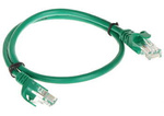 Patchcord UTP kat.5  0.5m ZIELONY