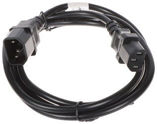 Przedłużacz IEC C13  C14 1 5m