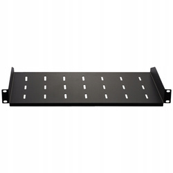 Rack 19 Półka 1U L250 głębokość 250mm CZARNA