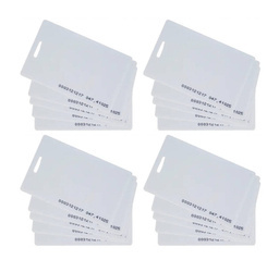 Karta 125kHz S0102N   1,8mm biała +NR +OTWÓR 20szt