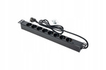 Listwa zasilająca RACK 19 8x220V ze wskaźnikiem