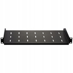 Rack 19 Półka 1U L250 głębokość 250mm CZARNA