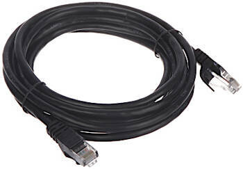Patchcord UTP kat.5 3m CZARNY
