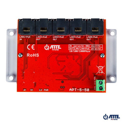 APT-5-50 Switch PoE 5 portowy 10/100/1000Mbps, extender