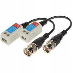 BALUN TR wideo 8Mpix  TURBO HD kabel 2szt (kompl)