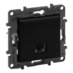 LEGRAND Niloe Step CZARNE Gniazdo komputerowe RJ45 kat6 863563