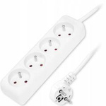 Listwa zasil. 4x230V 1.5m 98-014 biała