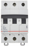 LEGRAND RX3 WYŁĄCZNIK NADPRĄDOWY 3P B20A S303 419170