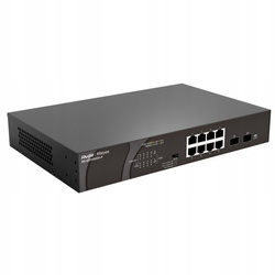 SWITCH NIEZARZĄDZALNY RUIJIE RG-ES110GDS-P, 10-PORTOWY, POE, 120 W