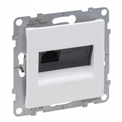 LEGRAND Suno BIAŁE Gniazdo komputerowe UTP 6A 1xRJ45 KAT.6A 721154